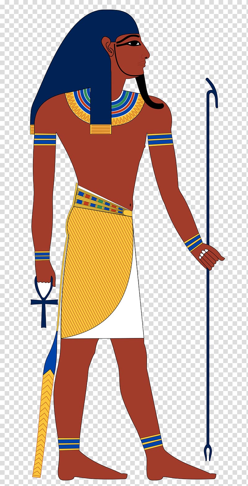 Egyptian illustration, Atum transparent background PNG clipart