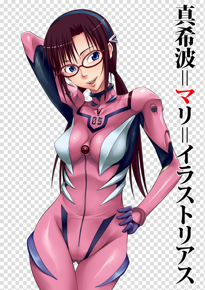 Mari Illustrious Makinami Character Anime Black hair Torrent file, Mari Illustrious transparent background PNG clipart