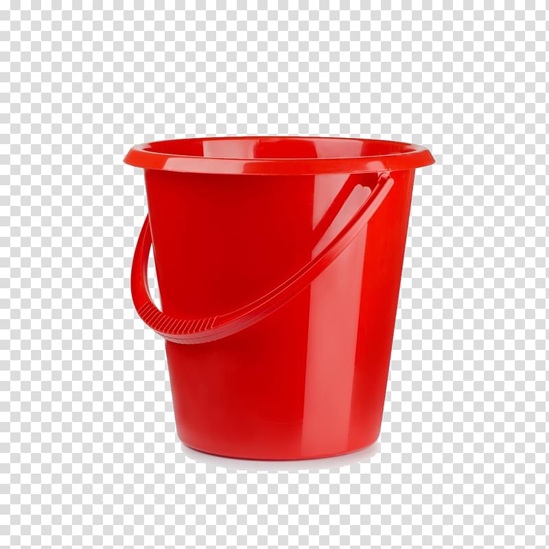Bucket Watering can, Red bucket bucket white pull away transparent background PNG clipart