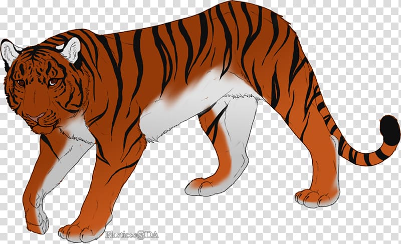 Tiger Cat Terrestrial animal Desktop , tiger creative transparent background PNG clipart