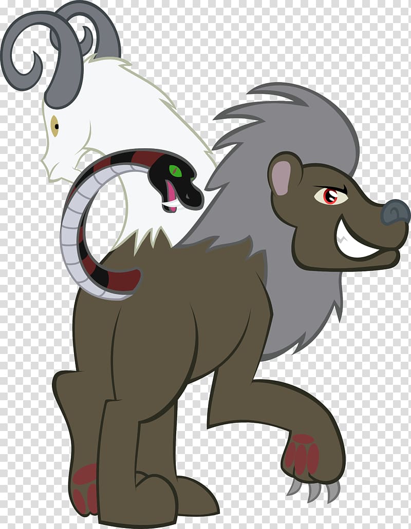 Pony Chimera Manticore Legendary creature, Chimera transparent background PNG clipart