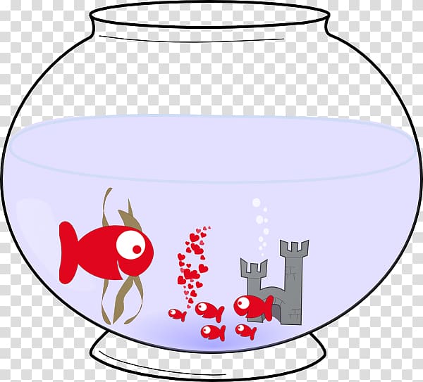 Goldfish Aquarium Bowl , fish transparent background PNG clipart