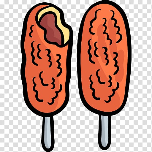 Corn dog Computer Icons Encapsulated PostScript , Unhealthy Food transparent background PNG clipart