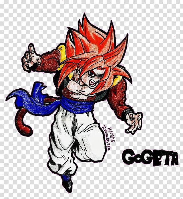 Gogeta Goku Vegeta Mr. Satan Super Saiyan, Super Saiyan 4 Goku transparent background PNG clipart