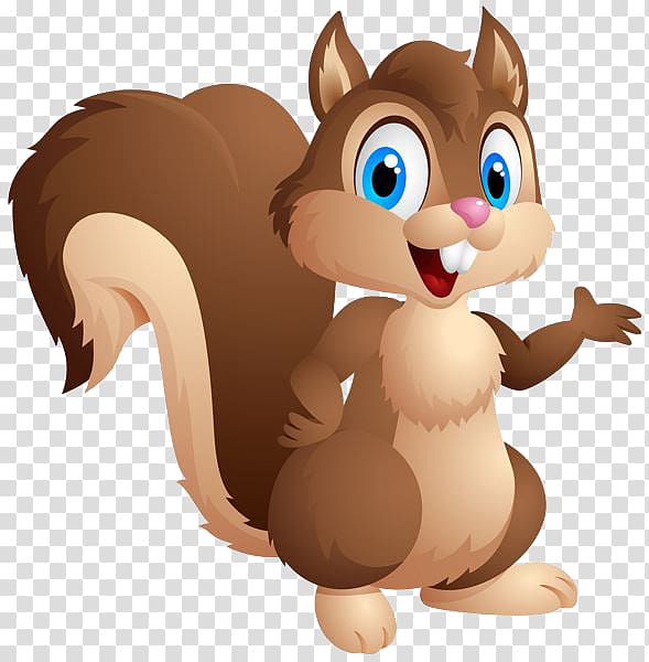 Squirrel Cartoon Chipmunk , Cartoon transparent background PNG clipart
