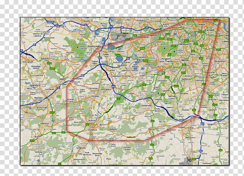 Surrey Map Land lot Tuberculosis Real property, map transparent background PNG clipart