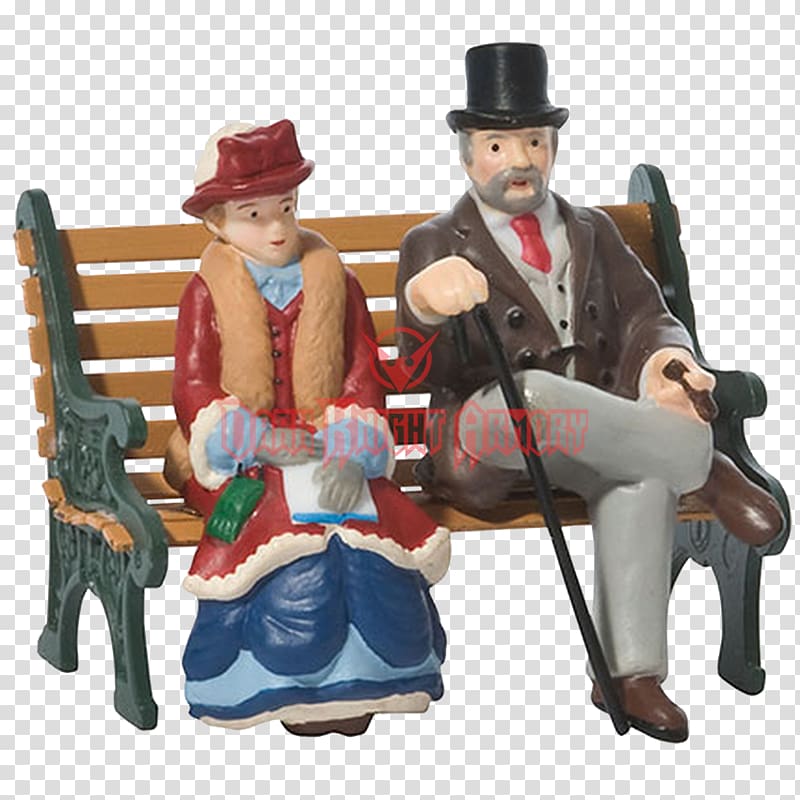 Department 56 Dickens Village Relaxing in Regent\'s Park Read Figurine, Couple Relax transparent background PNG clipart