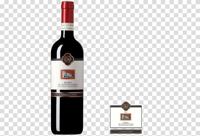 Red Wine Rosso di Montalcino Sangiovese Carménère, Italian Wine transparent background PNG clipart