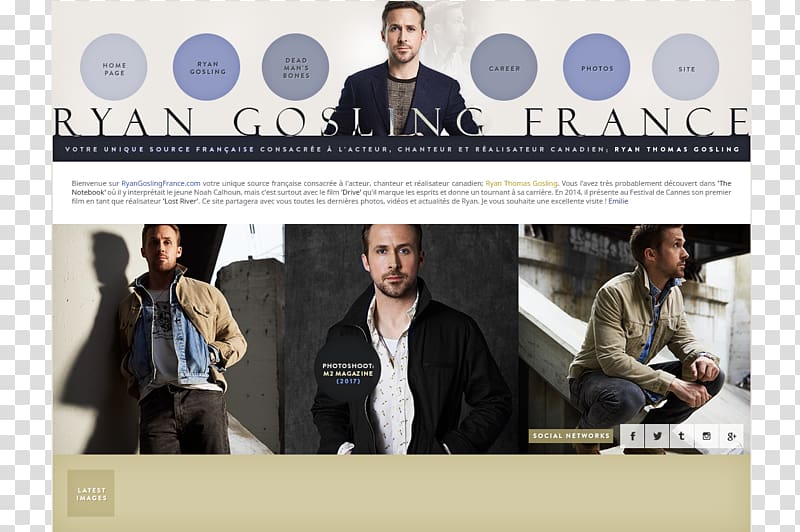 France shoot Public Relations Fashion, ryan gosling transparent background PNG clipart