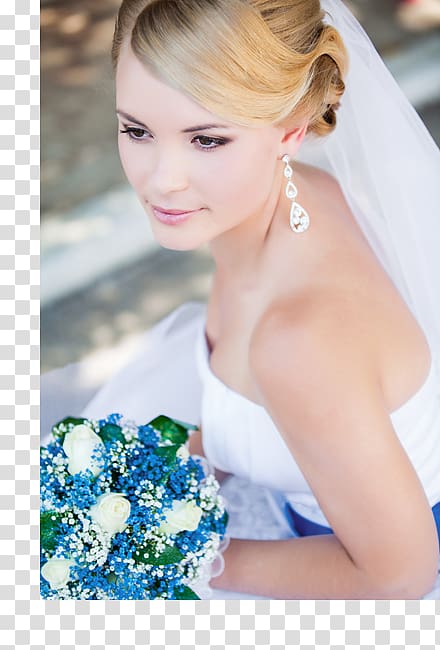 Floral design Wedding dress Headpiece Flower bouquet, wedding hair transparent background PNG clipart