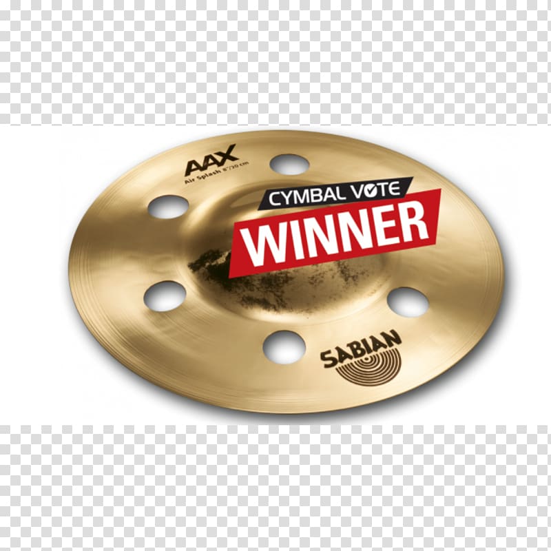 Splash cymbal Istanbul cymbals Sabian HHX, Drums transparent background PNG clipart