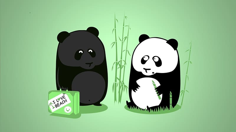 Giant panda Pretty Panda Newborn Baby Desktop Cuteness Cartoon, panda transparent background PNG clipart