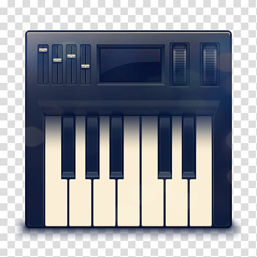 Macintosh macOS Audio MIDI Setup ICO Icon, Musical keyboard transparent background PNG clipart