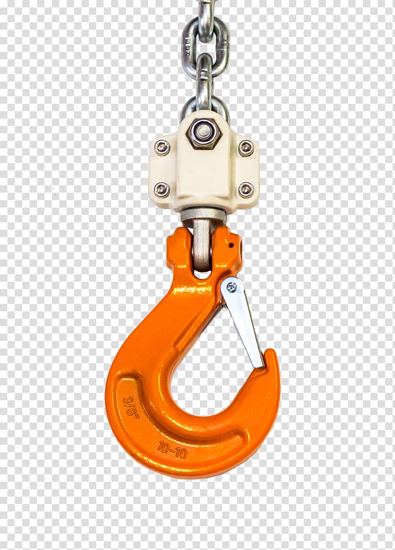 Hoist Lifting hook Chain Forging Block and tackle, hoisting machine transparent background PNG clipart
