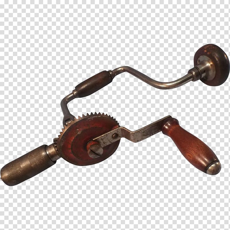 Hand tool Millers Falls Brace Augers, Hand Drill transparent background PNG clipart