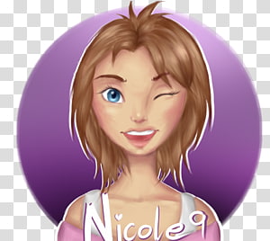 Barbie Nose Long hair Eyebrow, barbie transparent background PNG clipart thumbnail