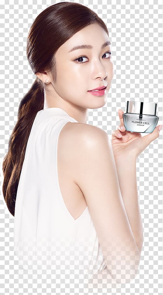 Kim Yuna 伊思 Nu Skin Enterprises Face Cream, Face transparent background PNG clipart