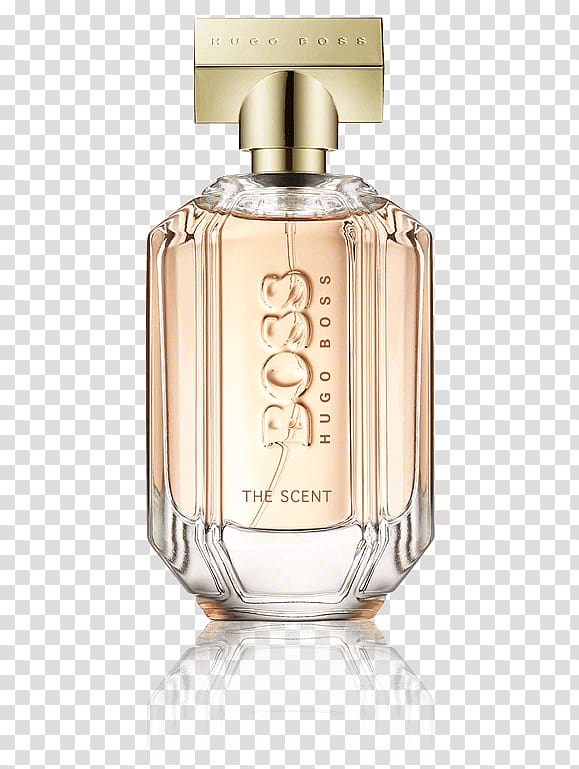 Perfume Hugo Boss, Boss The Scent, Eau de Toilette for Her Boss Scent Eau De Parfum 7 4 ml 4 ml, estee lauder setting spray transparent background PNG clipart