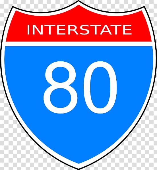 Interstate 10 Interstate 90 Interstate 81 US Interstate highway system , Number 80 transparent background PNG clipart