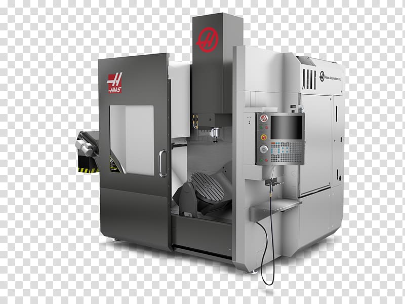 Haas Automation, Inc. Computer numerical control Lathe Machining Machine, cnc machine transparent background PNG clipart