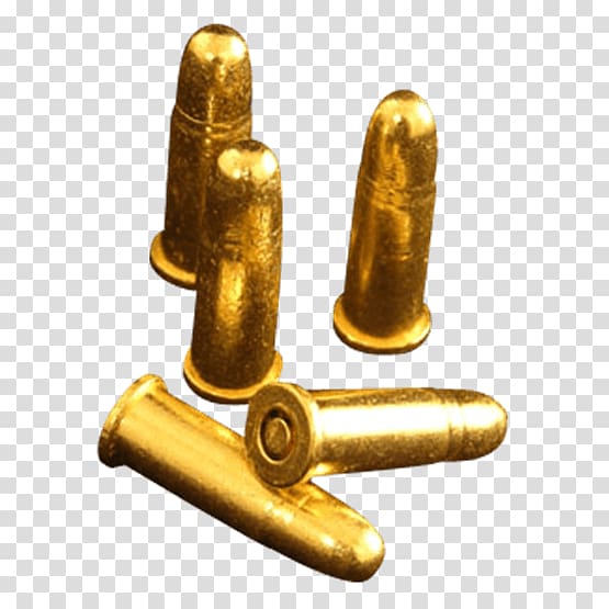 Bullet Weapon Pistol Gun Revolver, brass bullets transparent background PNG clipart