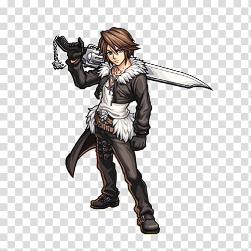 Final Fantasy VIII Dissidia Final Fantasy Monster Strike Kingdom Hearts II Squall Leonhart, others transparent background PNG clipart