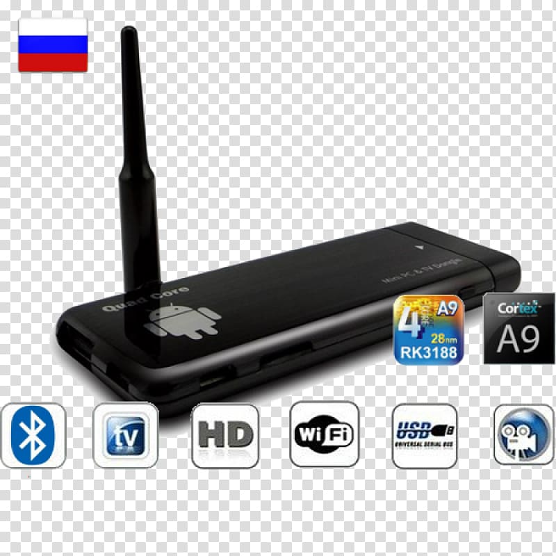 Wireless router Computer keyboard Computer mouse Android Mini PC MK802 Stick PC, Computer Mouse transparent background PNG clipart