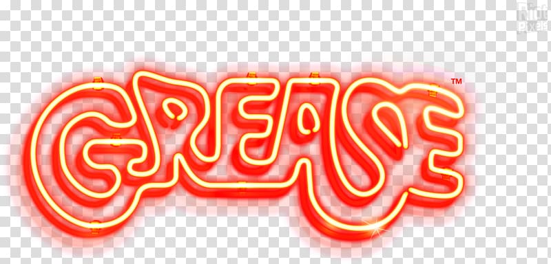 turned-on Grease neon signage, Logo Grease Film , game logo transparent background PNG clipart