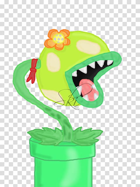 Piranha Plant Drawing MediBang Inc. Petey Piranha Meeting an Elephant, Piranha Plant transparent background PNG clipart