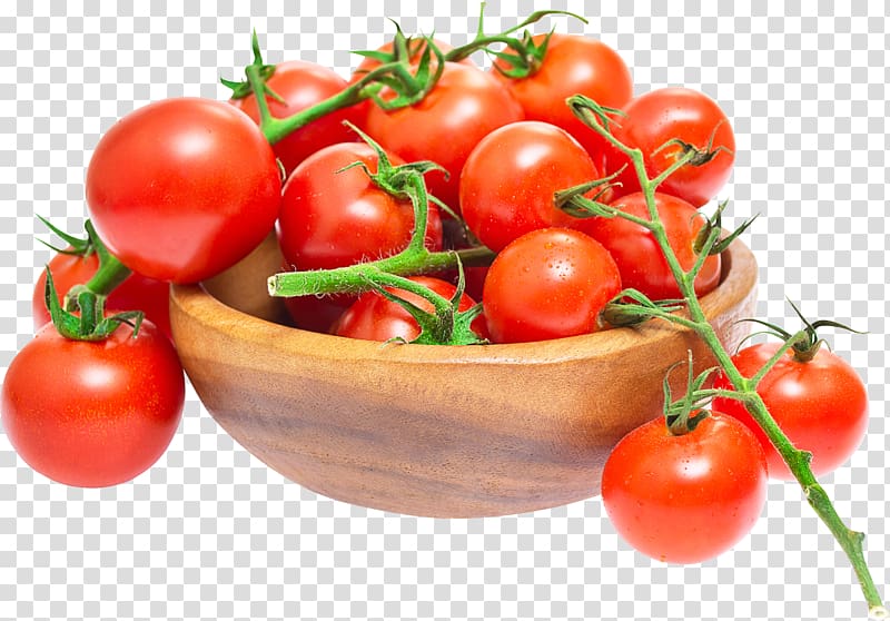 Plum tomato Bush tomato Cherry tomato Vegetable Pizza, three tomatoes transparent background PNG clipart