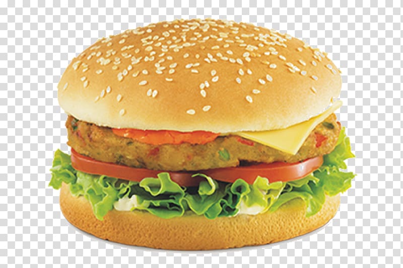 Veggie burger Vegetarian cuisine Hamburger Cheese sandwich KFC, Burger transparent background PNG clipart