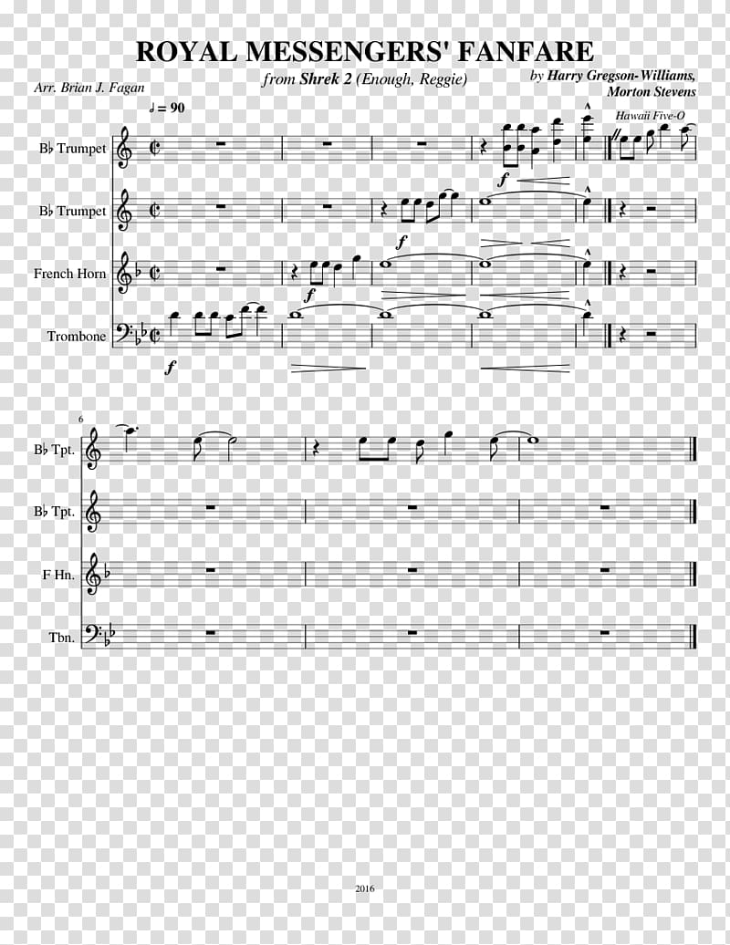 Sheet Music Trombone Trumpet Brass quintet, sheet music transparent background PNG clipart