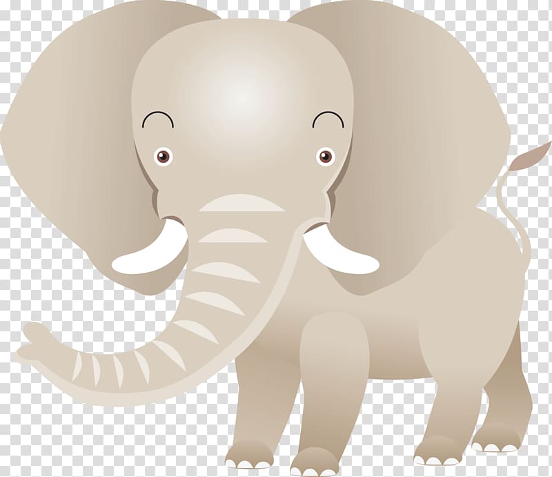 Indian elephant African elephant Drawing, cute baby elephant transparent background PNG clipart