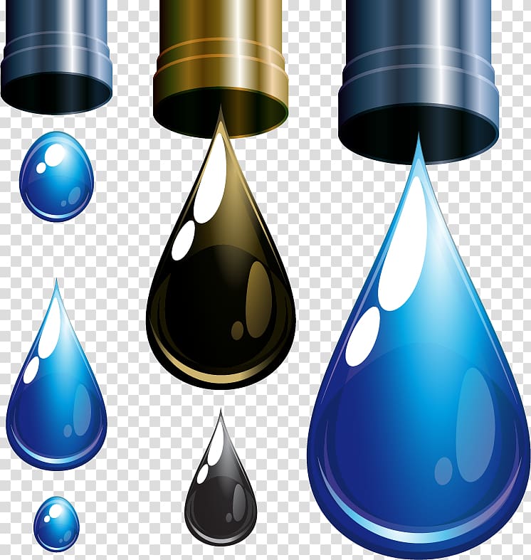 Drop Water Euclidean , hand-painted oil droplets and water droplets transparent background PNG clipart