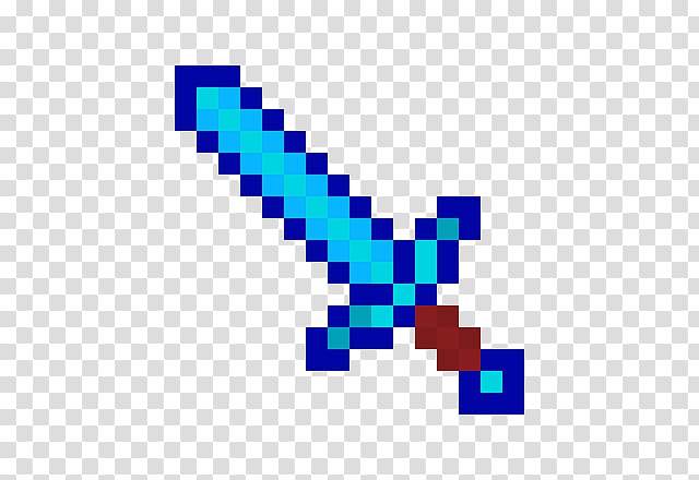 Minecraft: Pocket Edition Emerald Sword Paper model, Minecraft transparent background PNG clipart