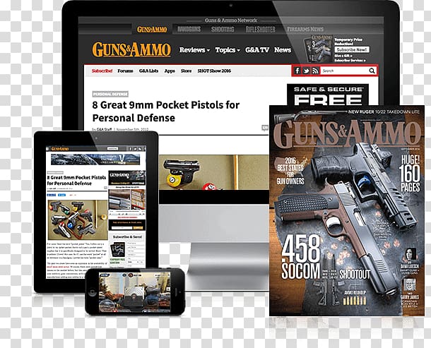 Brand Electronics, Guns Ammo transparent background PNG clipart