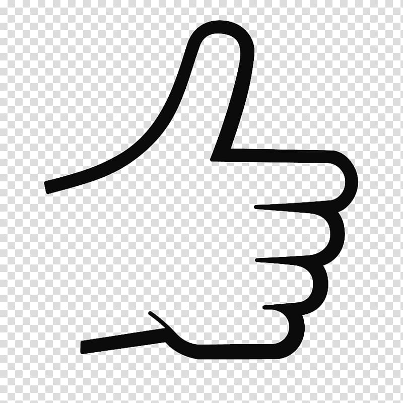 Thumb signal Drawing Sketch Line art, thumbs up transparent background PNG clipart