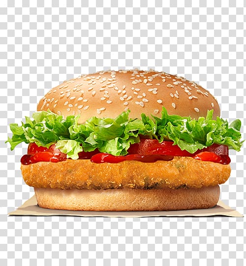 Hamburger Cheeseburger TenderCrisp Chicken sandwich French fries, burger king transparent background PNG clipart