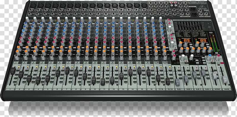 BEHRINGER Eurodesk SX2442FX Microphone Audio Mixers Behringer Eurodesk SX3242FX, microphone transparent background PNG clipart