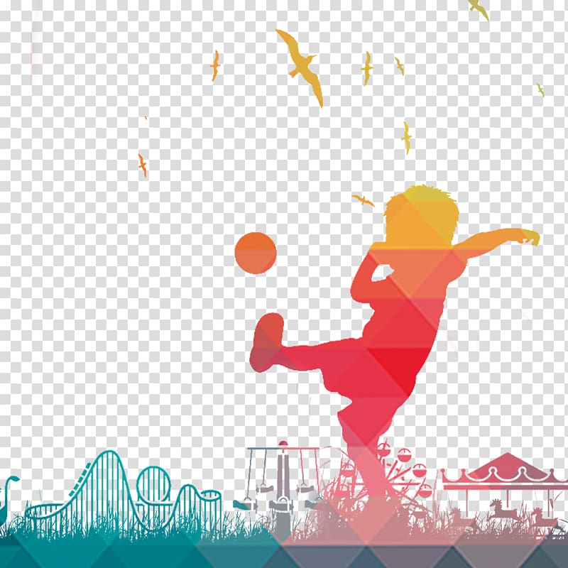 boy playing ball , Football Child, Play soccer kids transparent background PNG clipart