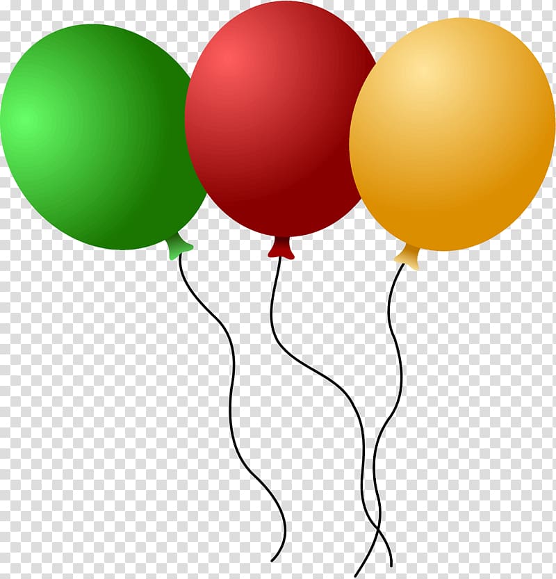 Balloon Animation Birthday , persimmon transparent background PNG clipart