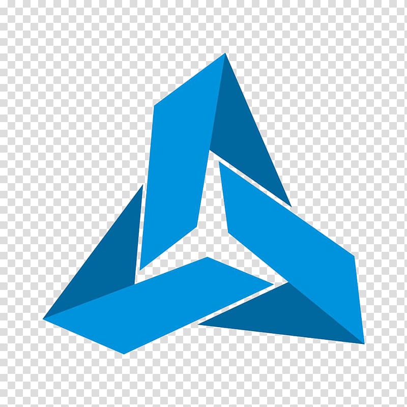 Logo Blue, Blue Triangle Irregular Graphics transparent background PNG clipart