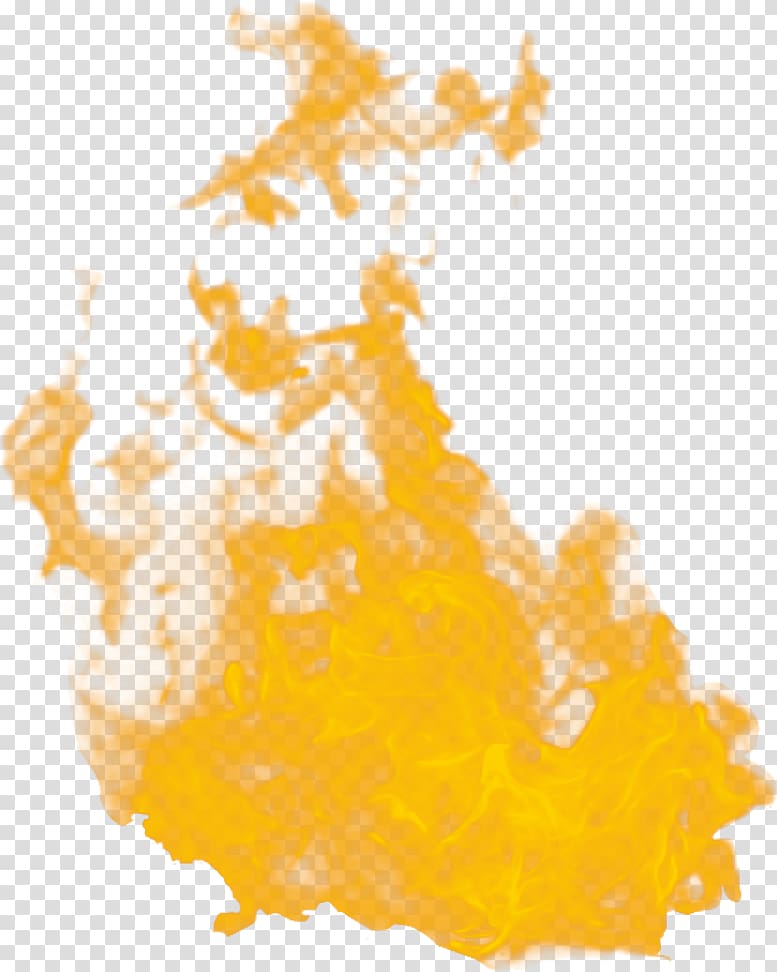 yellow flame illustration, Cool flame Fire, flame transparent background PNG clipart