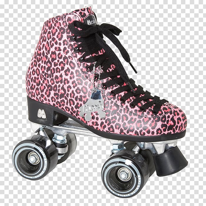 Roller skates Roller skating Leopard Quad skates Sport, roller skater transparent background PNG clipart
