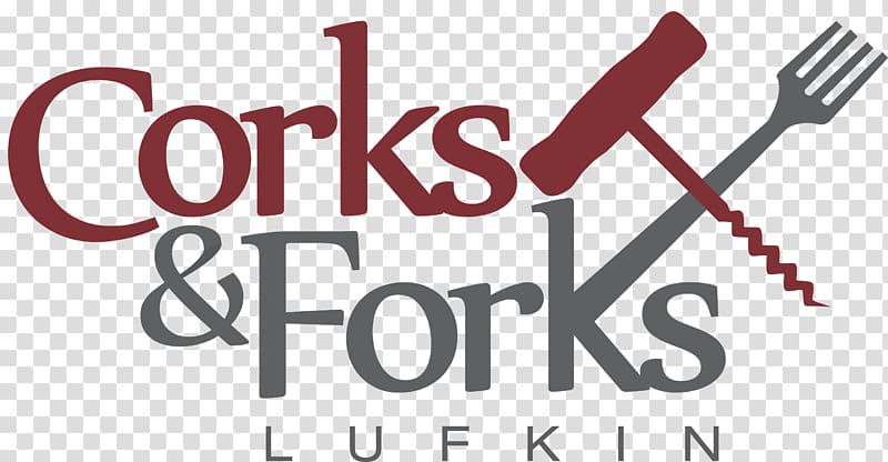 Wine Logo Cork Fork Lufkin Convention & Visitors Bureau, wine transparent background PNG clipart