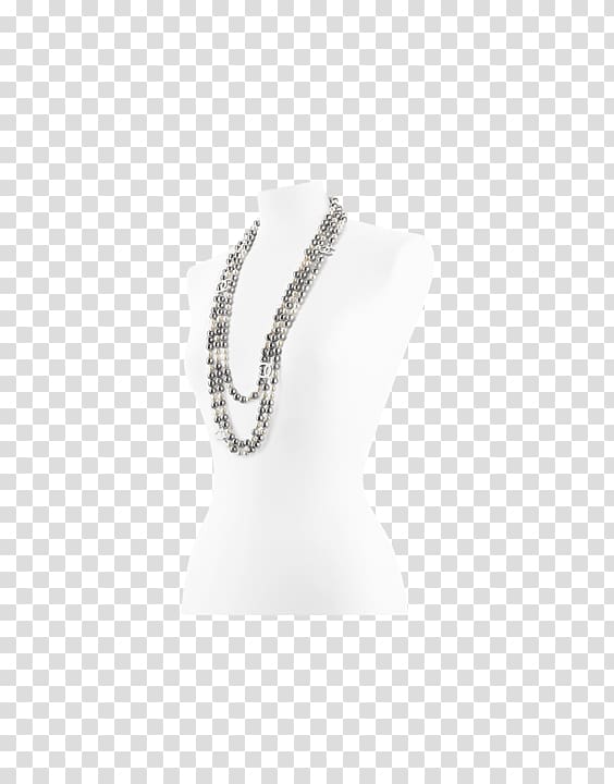 Necklace Silver Jewelry design Chain, gray metal plate transparent background PNG clipart