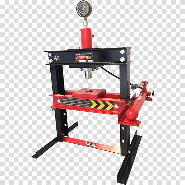 Machine press Hydraulics Hydraulic press Metric ton, hydraulic heat press transparent background PNG clipart