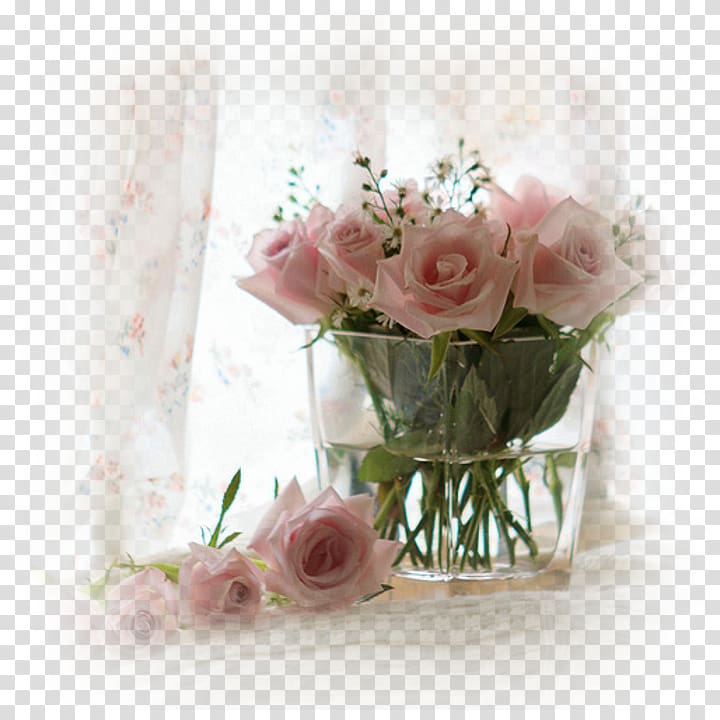 Pink Rose Flower Morning Pastel, rose transparent background PNG clipart