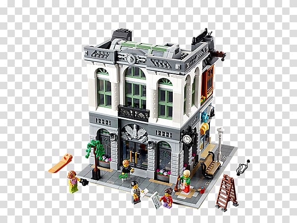 LEGO 10251 Creator Brick Bank Lego Creator Toy Lego City, Lego Modular Buildings transparent background PNG clipart