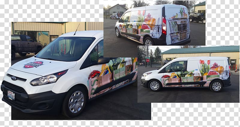 Minivan Car Light commercial vehicle, Wrap Advertising transparent background PNG clipart